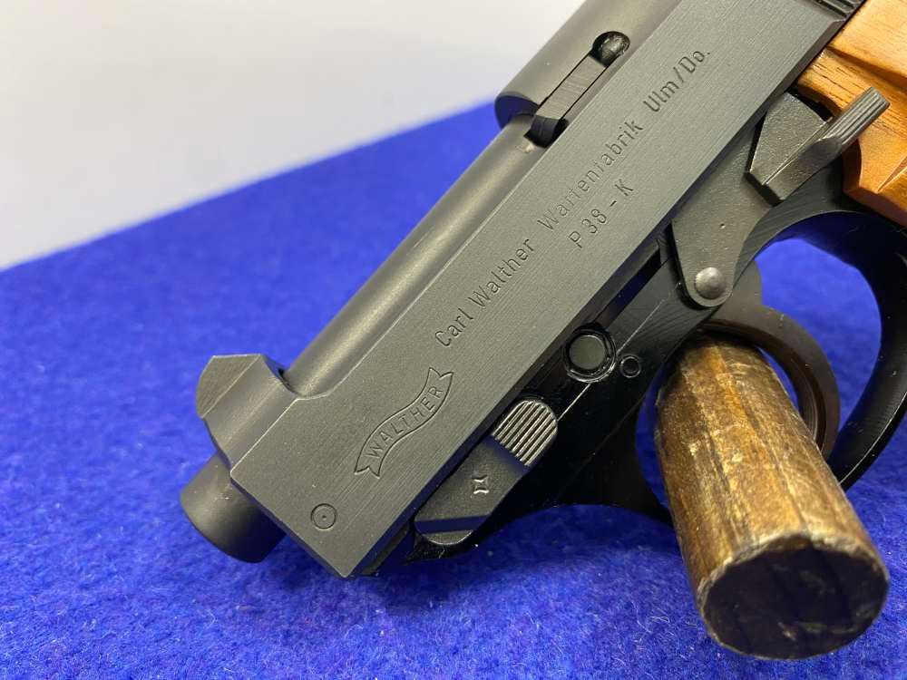 1981 Walther P38-K 9mm Para Black 2 3/4