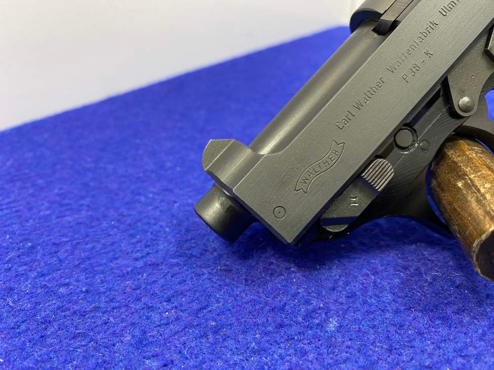 1981 Walther P38-K 9mm Para Black 2 3/4