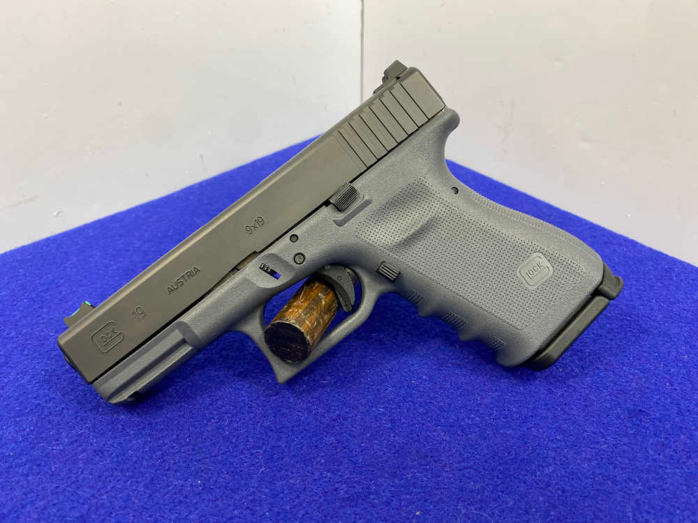 Glock 19 Gen4 9mm Blue 4.01