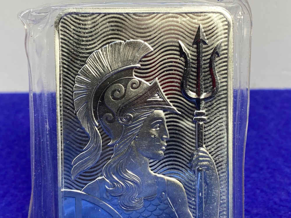 1)* The Royal Mint -10oz 999 FINE SILVER BAR- Britannia FACTORY