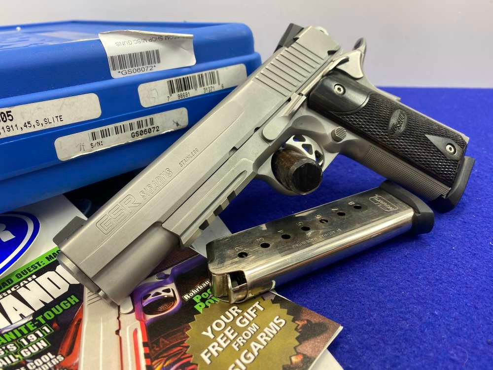 Sig Sauer 1911 GSR Revolution 45ACP Stainless 5