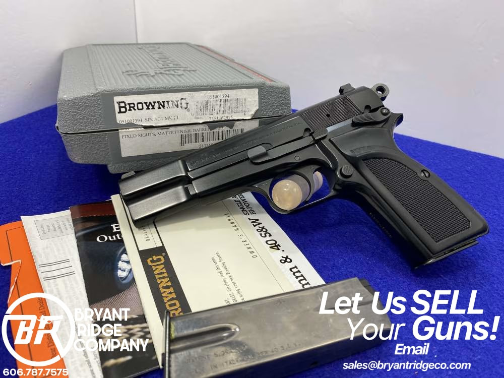 2004 Browning Hi-Power Mark III 40S&W Blue 4 5/8