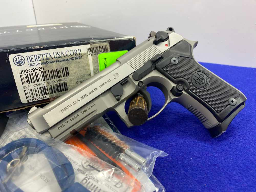 Beretta 92FS Compact L 9mm SS 4 1/4