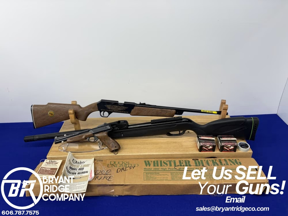 Airgun Lot Daisy DU Duckling Rifle, 860 Pistol & Gamo Swarm