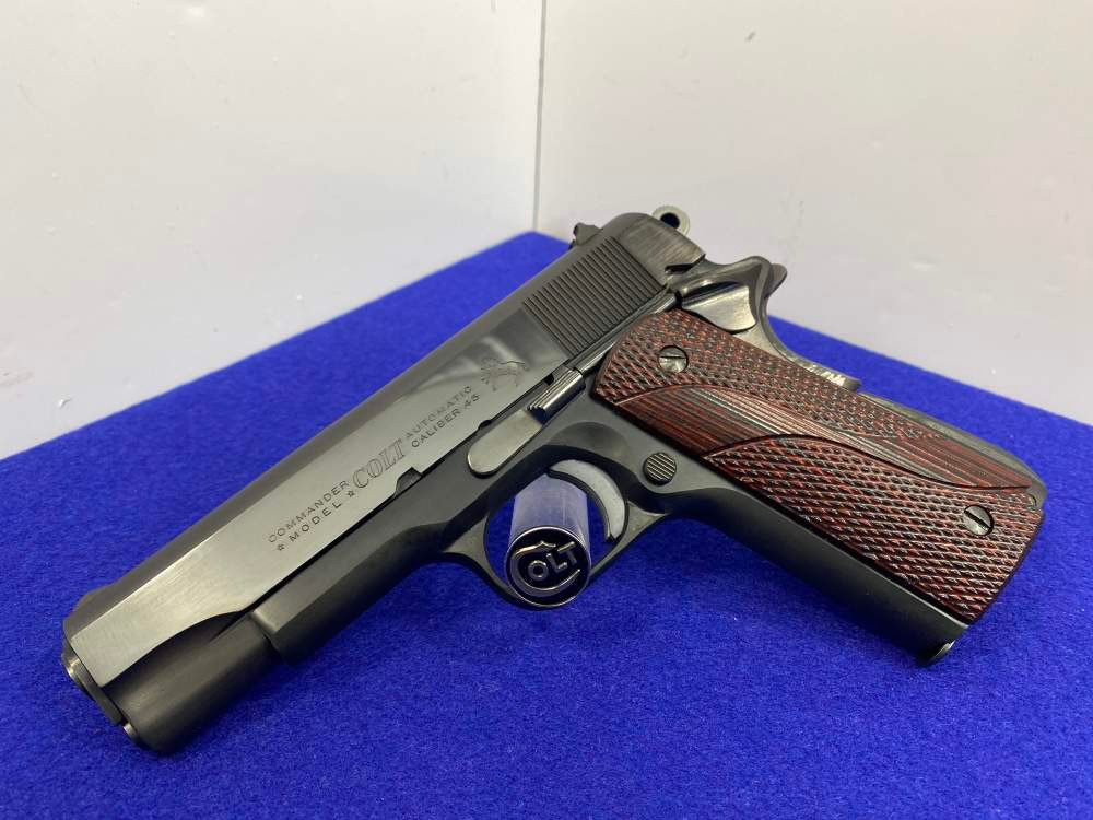 1971 Colt Lightweight Commander 45ACP Blue 4.25