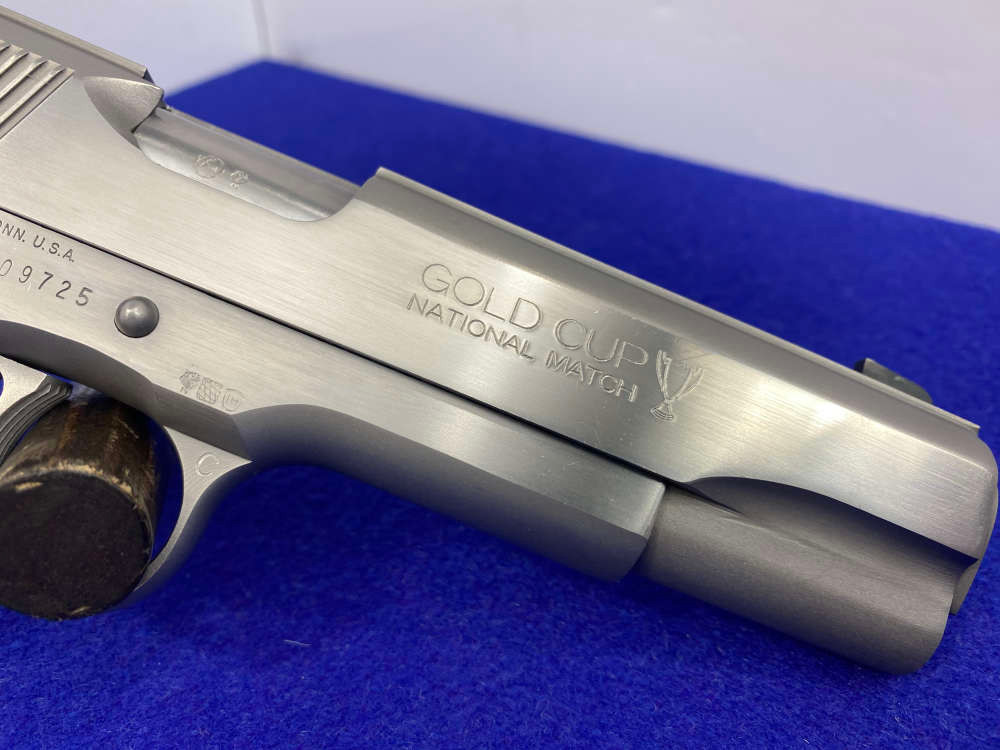 1987 Colt Gold Cup National Match .45 Acp Stainless*AWESOME MKIV