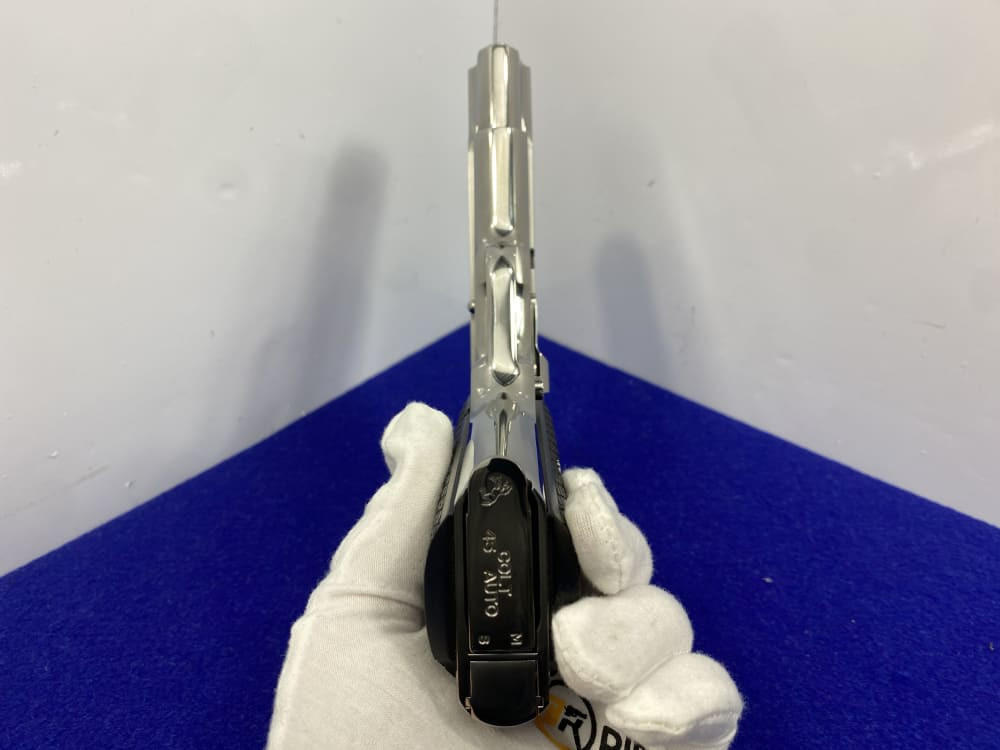 1989 Colt Combat Commander .45 ACP Stainless *STUNNING BRIGHT