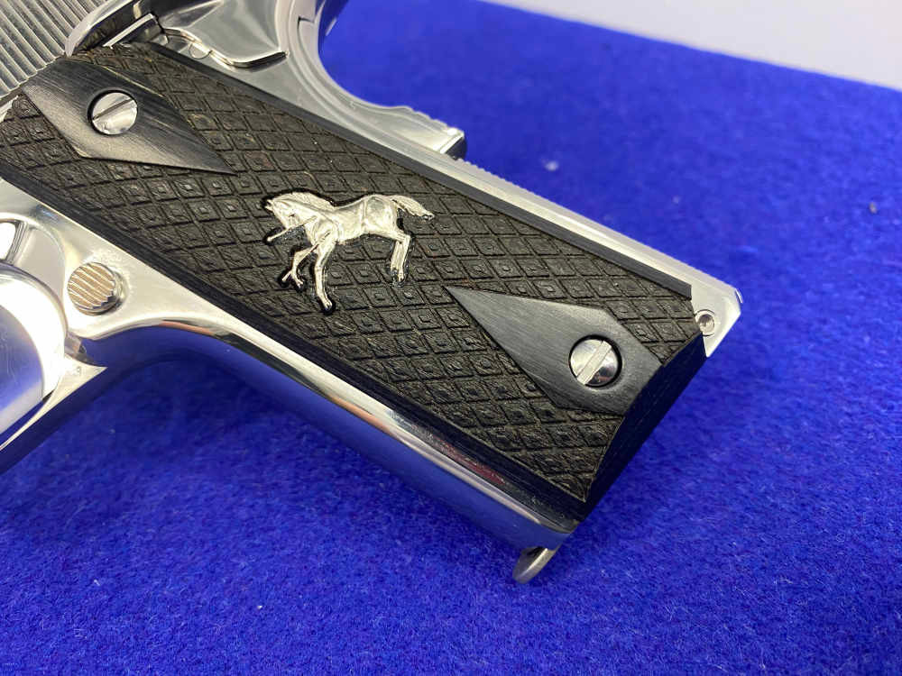 1989 Colt Combat Commander .45 ACP Stainless *STUNNING BRIGHT