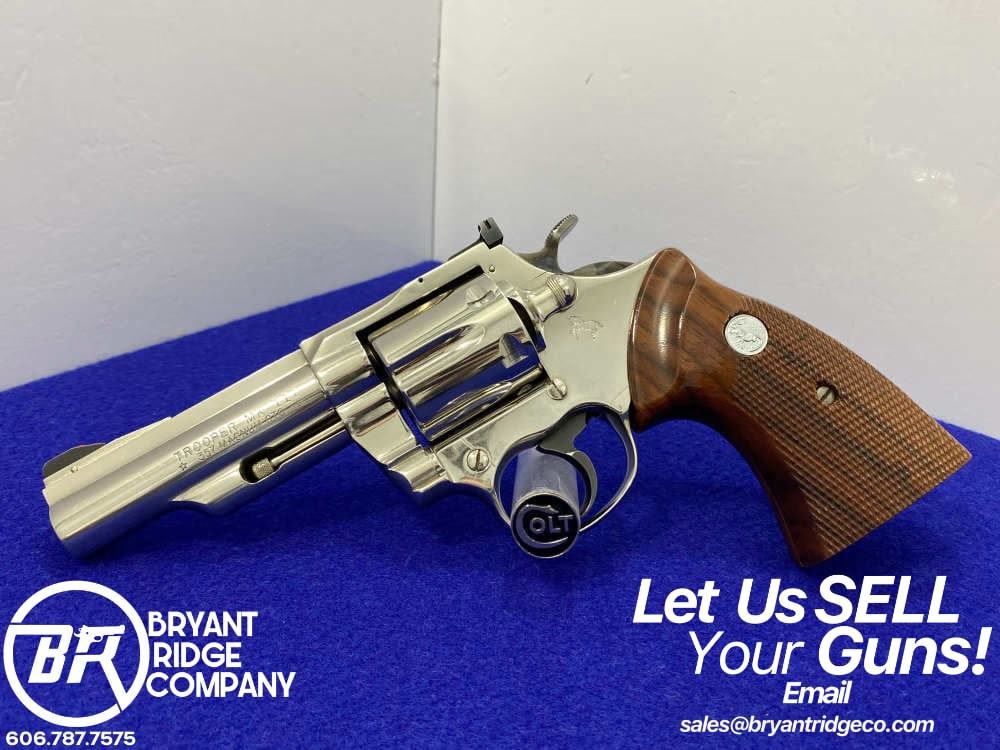 1976 Colt Trooper MK III .357Mag Nickel 4