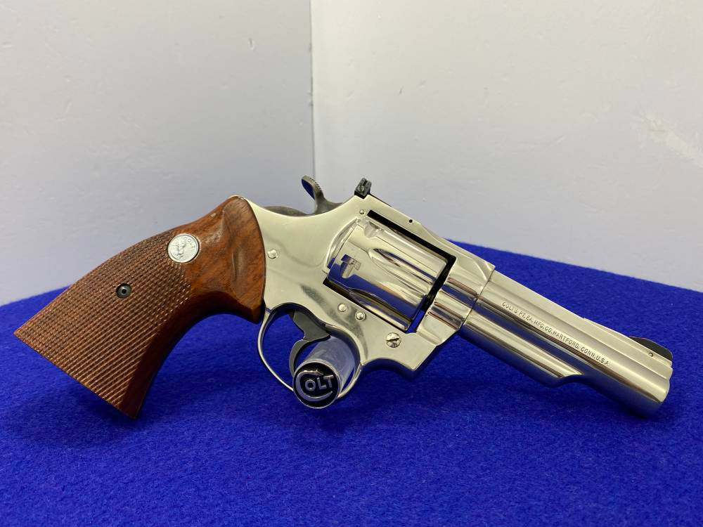 1976 Colt Trooper MK III .357Mag Nickel 4