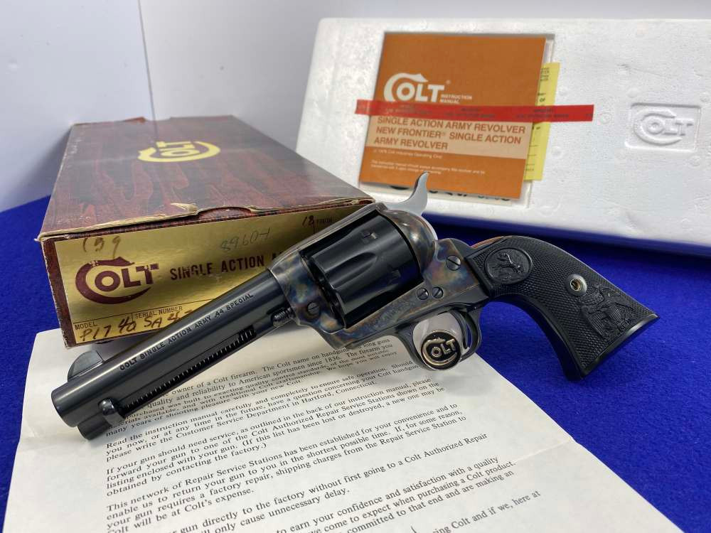 1980 Colt Single Action Army .44Spl *PRISTINE THIRD GENERATION