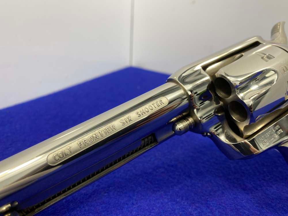 1975 Colt Frontier Six Shooter Nickel .44-40 *100TH PEACEMAKER