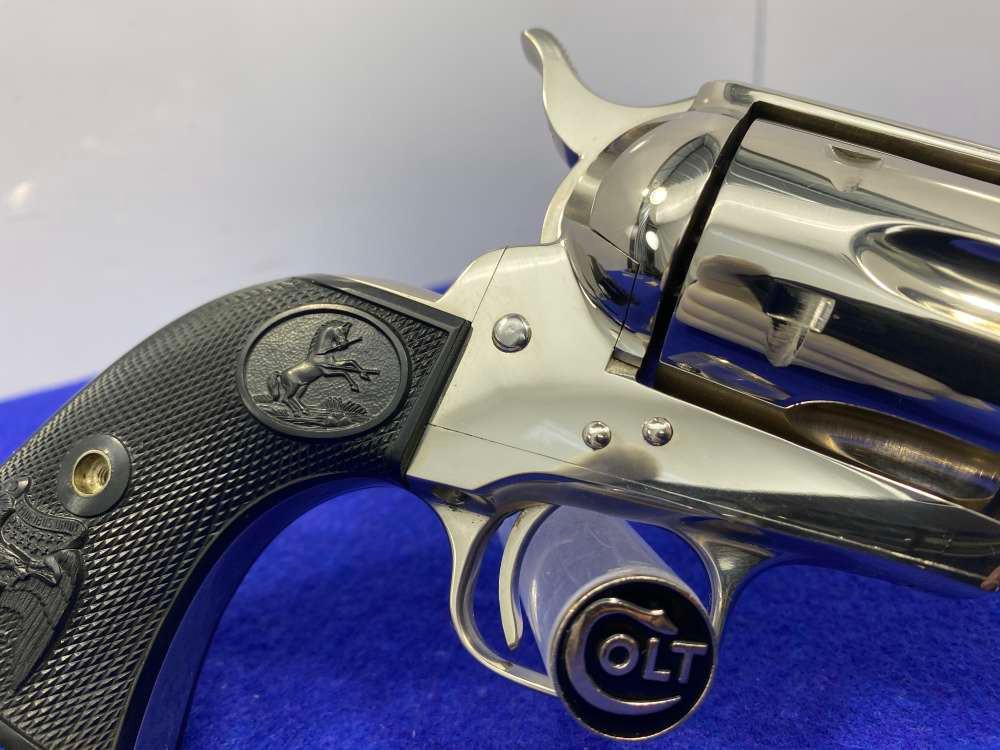 1975 Colt Frontier Six Shooter Nickel .44-40 *100TH PEACEMAKER
