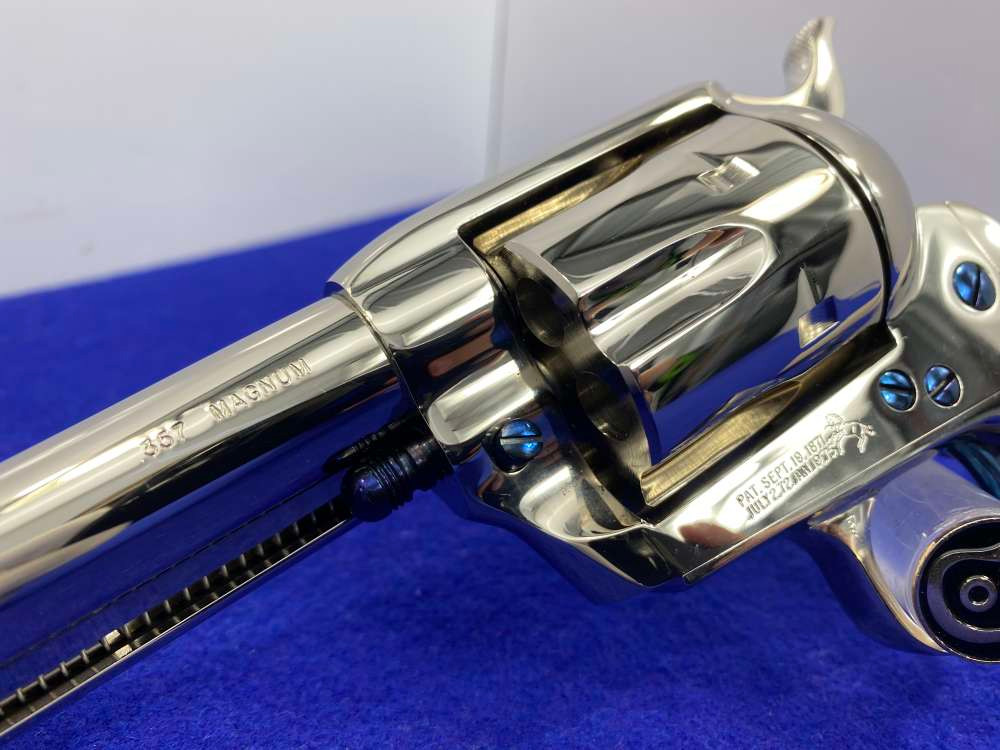 Colt Single Action Army Nickel *DESIRABLE WILKERSON MODEL* RARE 4