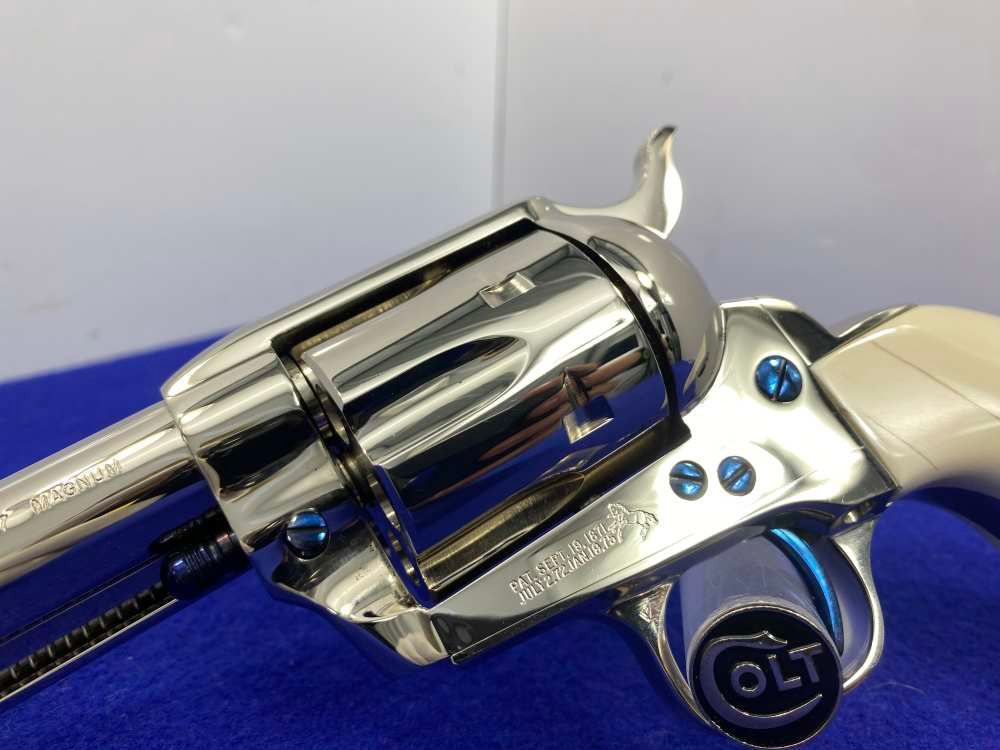 Colt Single Action Army Nickel *DESIRABLE WILKERSON MODEL* RARE 4