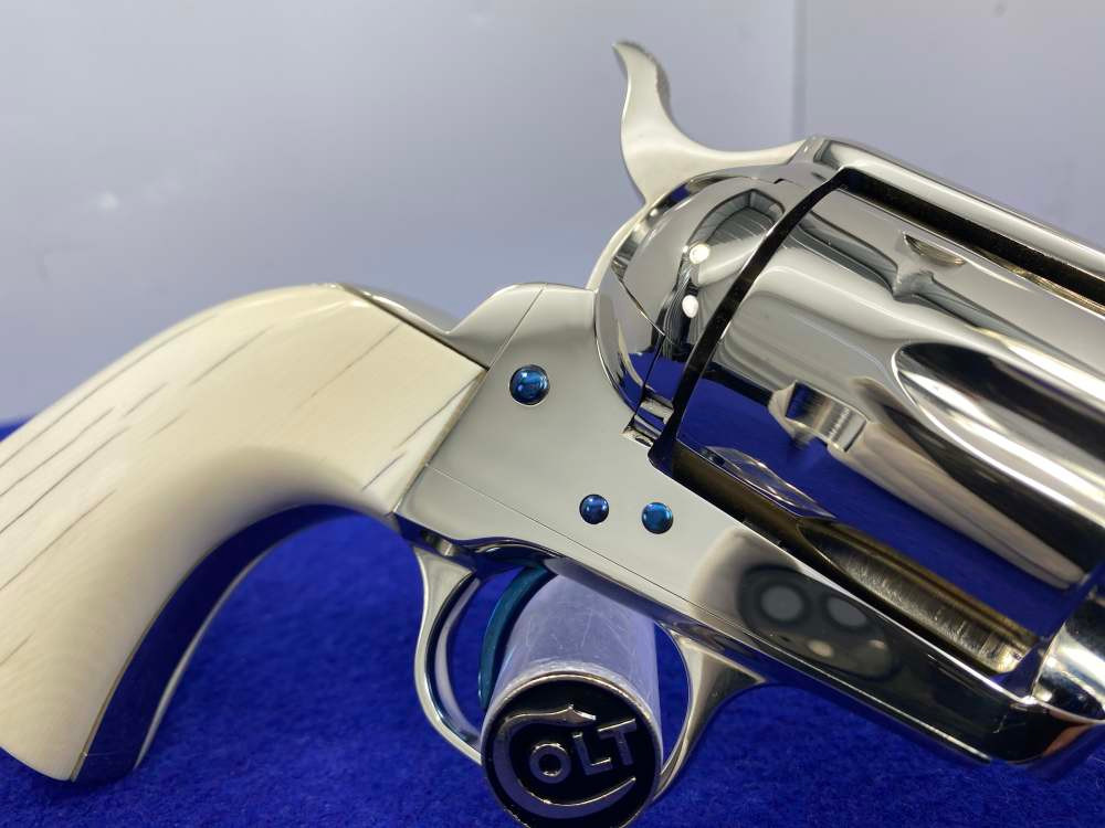 Colt Single Action Army Nickel *DESIRABLE WILKERSON MODEL* RARE 4