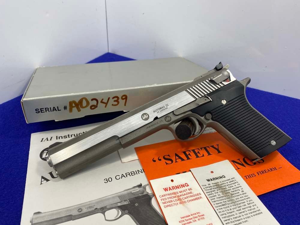 IAI Automag III .30 Carbine 6.5