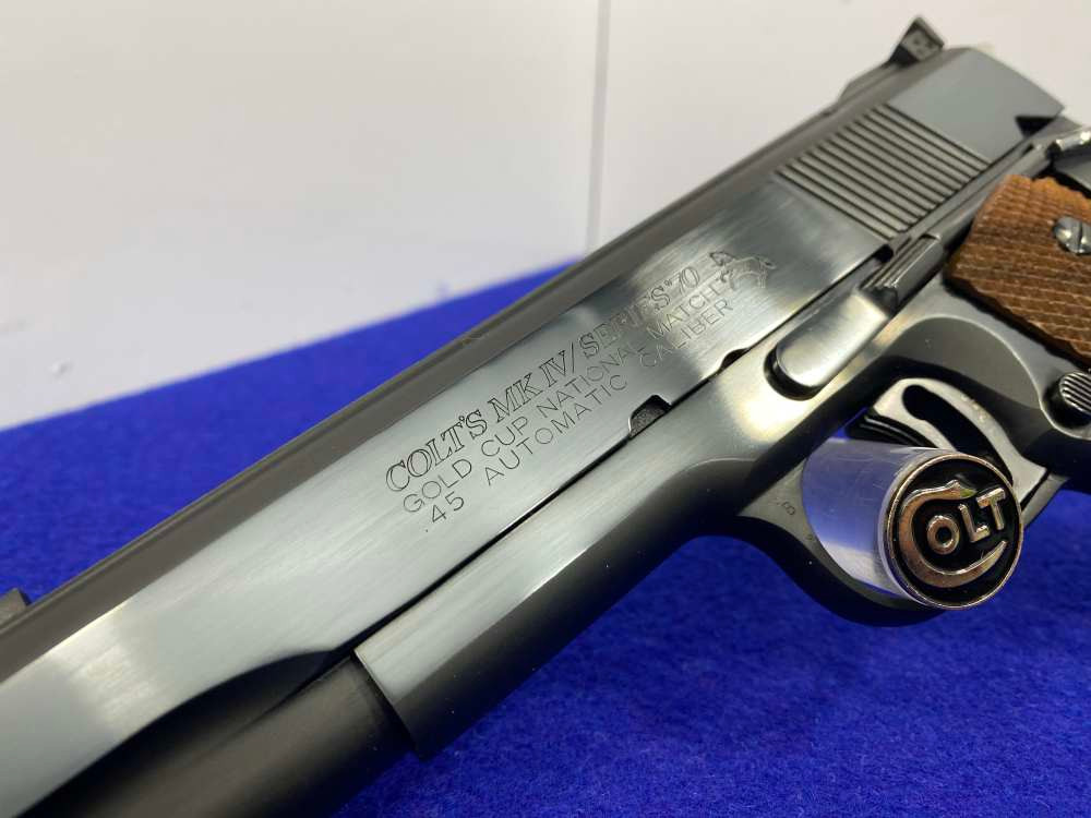 Colt Gold Cup National Match .45 *SOUGHT AFTER MKIV -SERIES 70