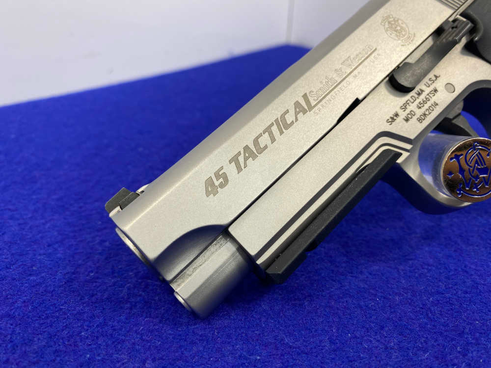 Smith Wesson 4566TSW .45acp Stainless 4.25