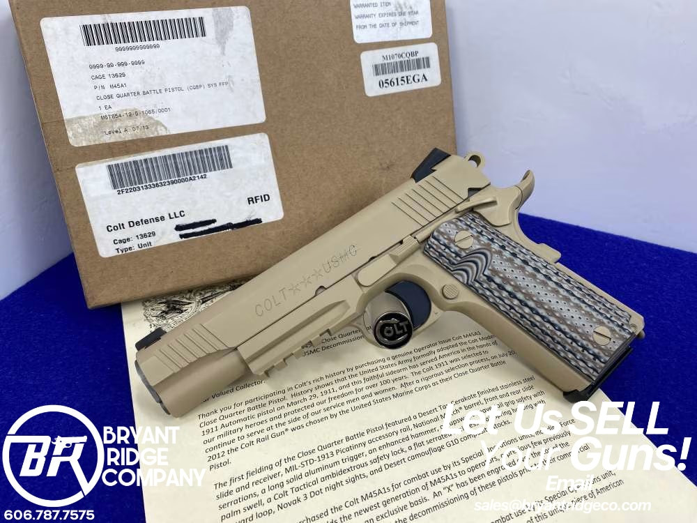 Colt M45A1 USMC CQB .45ACP 5