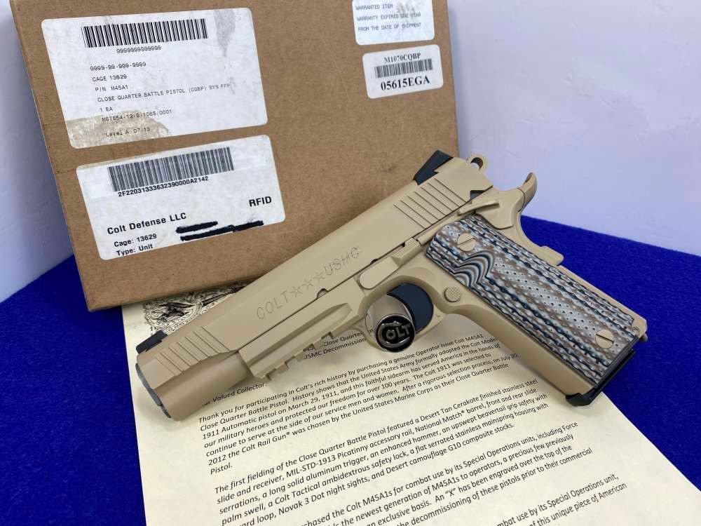 Colt M45A1 USMC CQB .45ACP 5