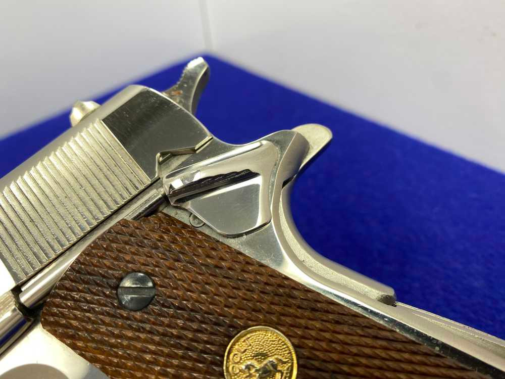 1981 Colt Government Series 70 .45acp *ABSOLUTELY GORGEOUS NICKEL