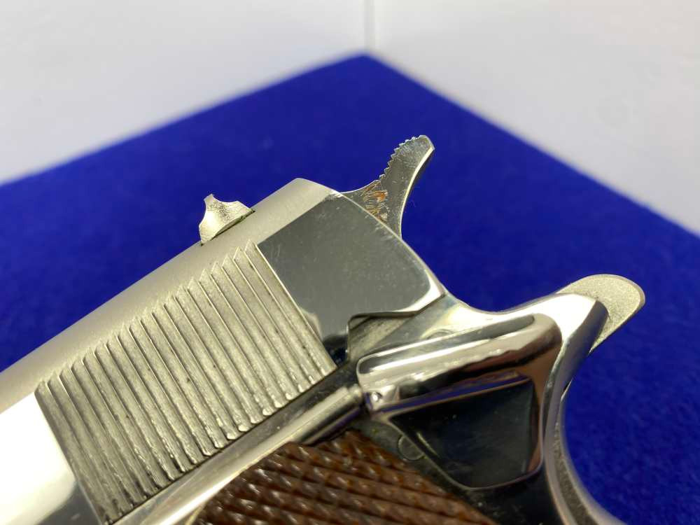 1981 Colt Government Series 70 .45acp *ABSOLUTELY GORGEOUS NICKEL