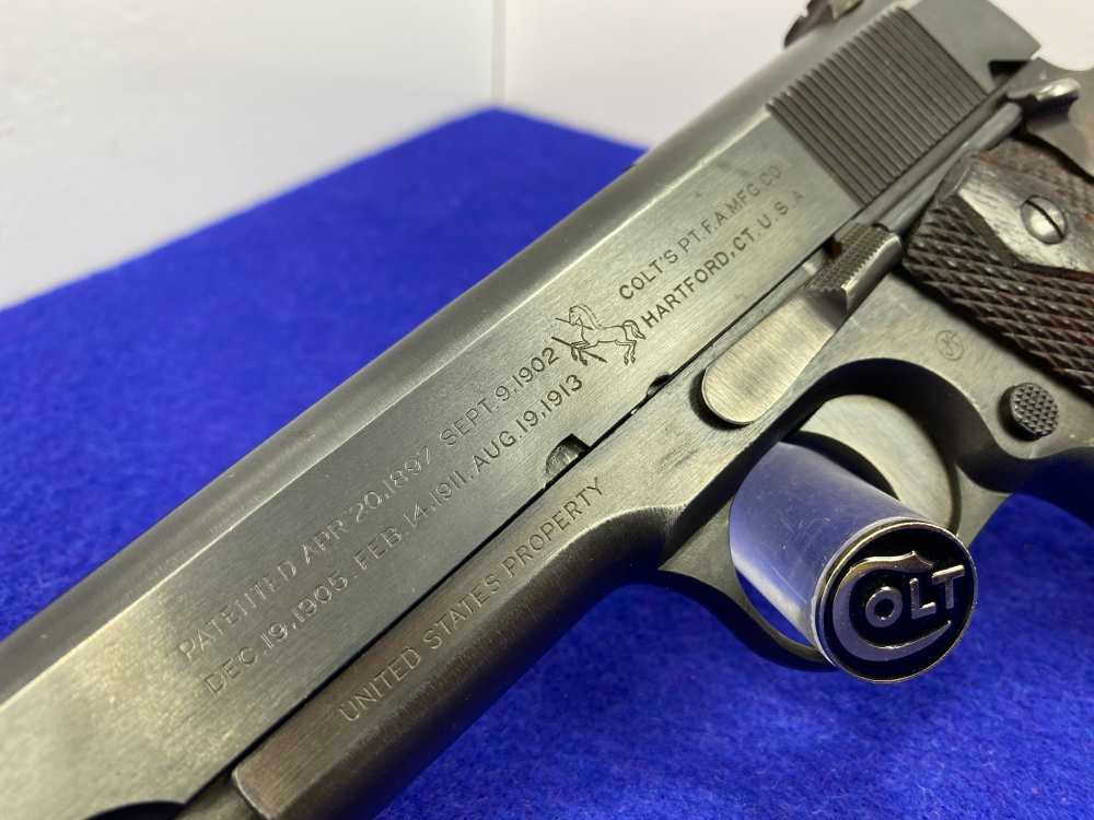 1918 Colt 1911 US Army .45 ACP Blue 5