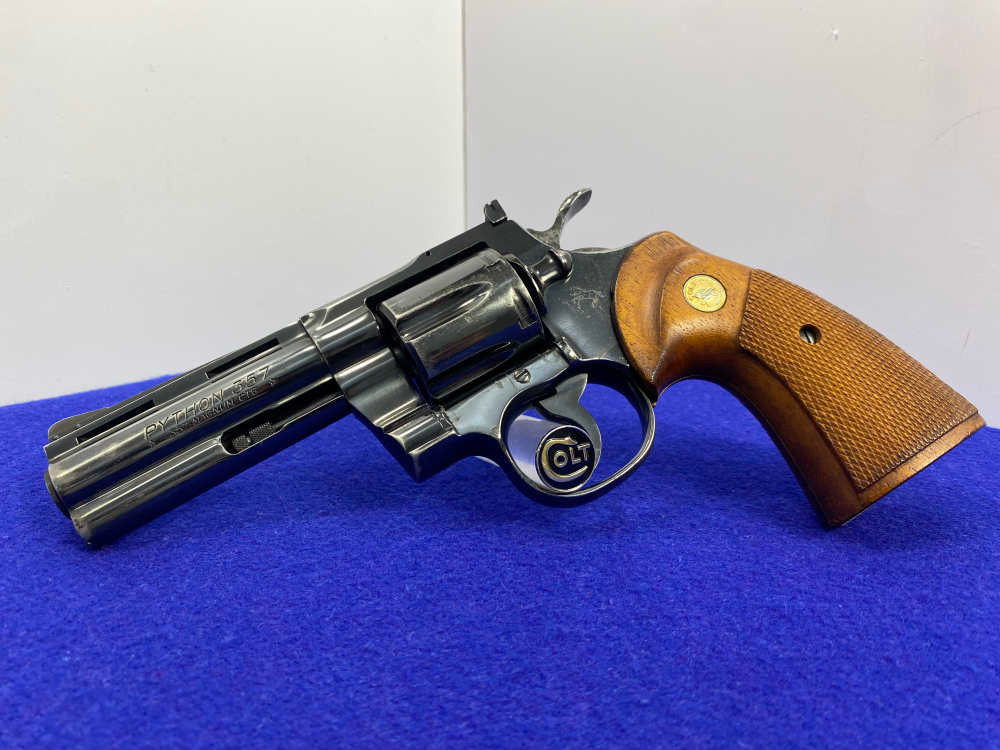 1977 Colt Python .357 Mag Blue 4