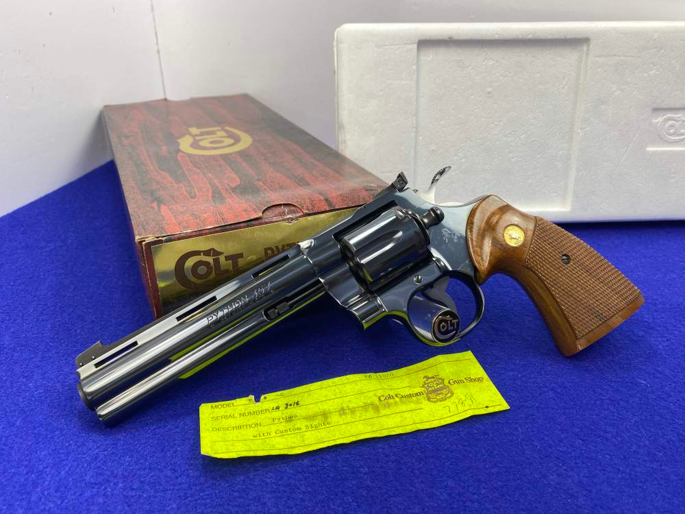 Vintage 1980 Colt Python *RARE & DESIRABLE COLT CUSTOM SHOP* Hand