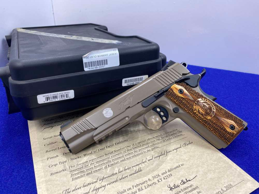 Kimber Desert Warrior (Dust Devil) -FIRST SERIALIZED EXAMPLE