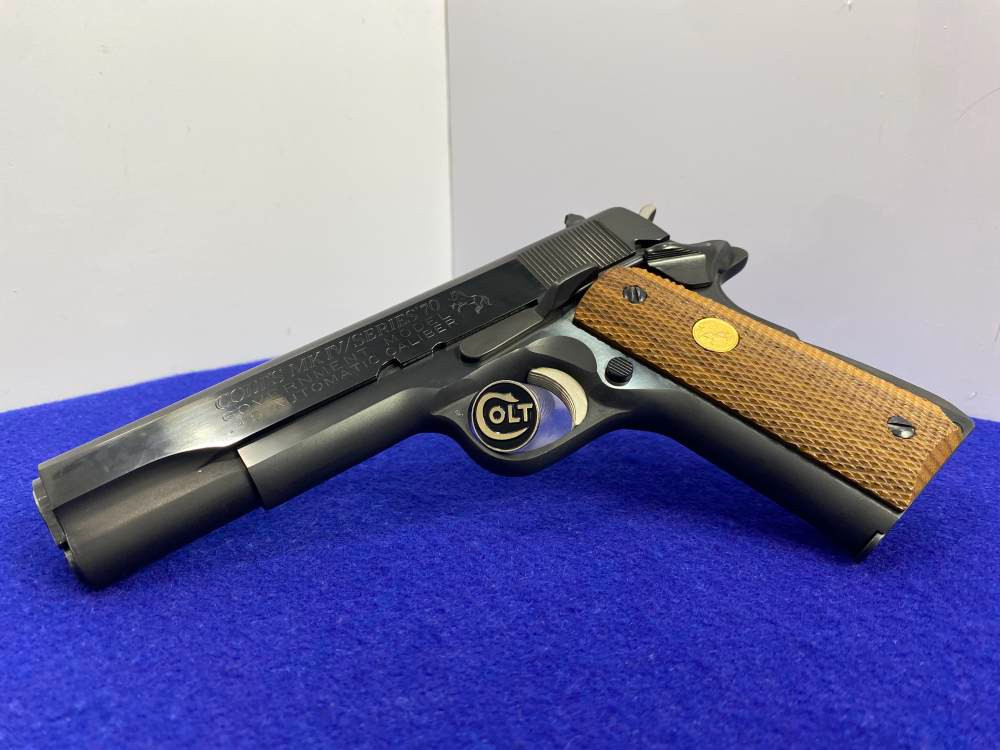 1977 Colt Government .45 ACP Blue 5