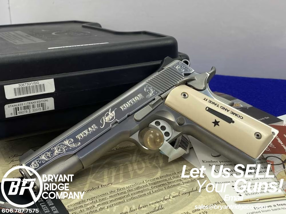 Kimber Stainless II Texas Edition 45ACP -FIRST SERIALIZED EXAMPLE
