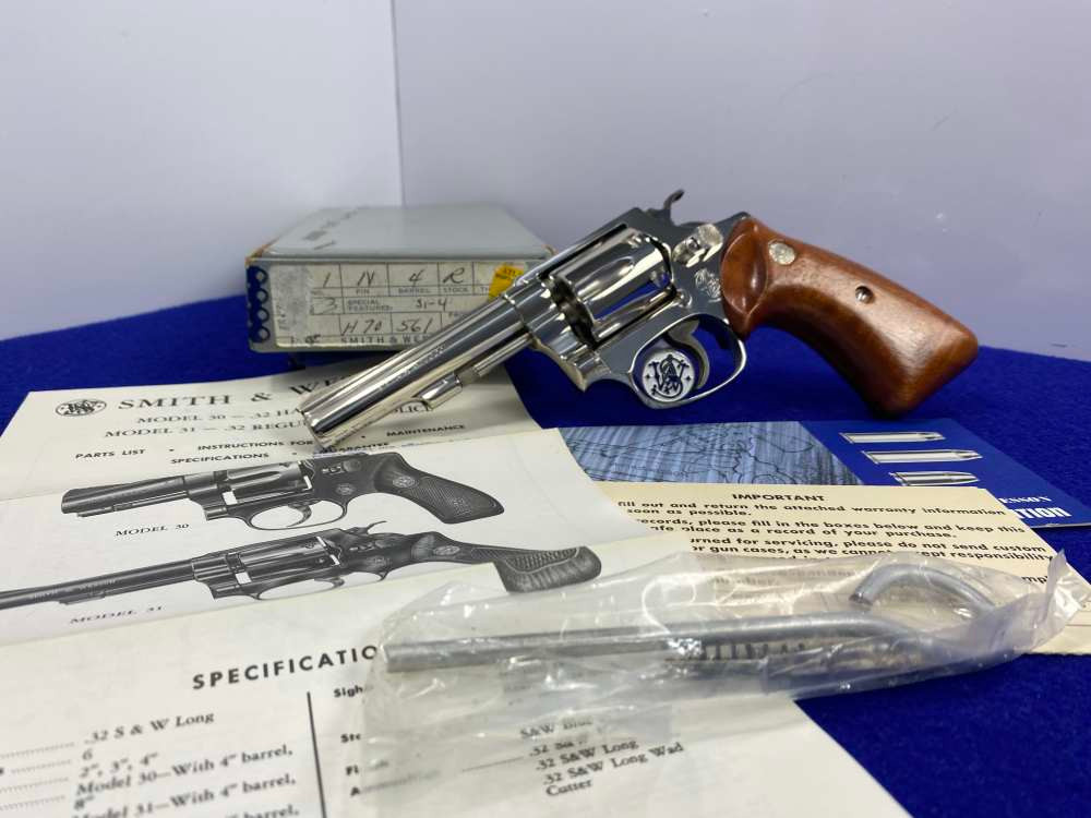 Smith Wesson 30-1 .32 S&W Long Nickel 4