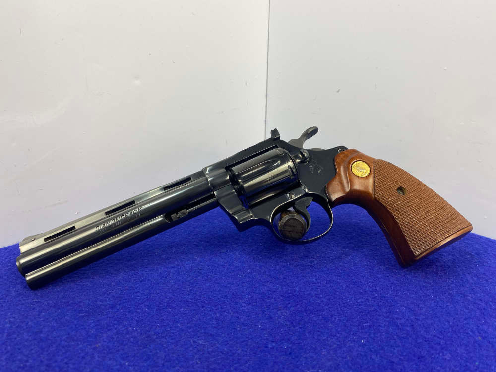 1981 Colt Diamondback .22 LR Blue *HIGHLY COLLECTIBLE & TIMELESS