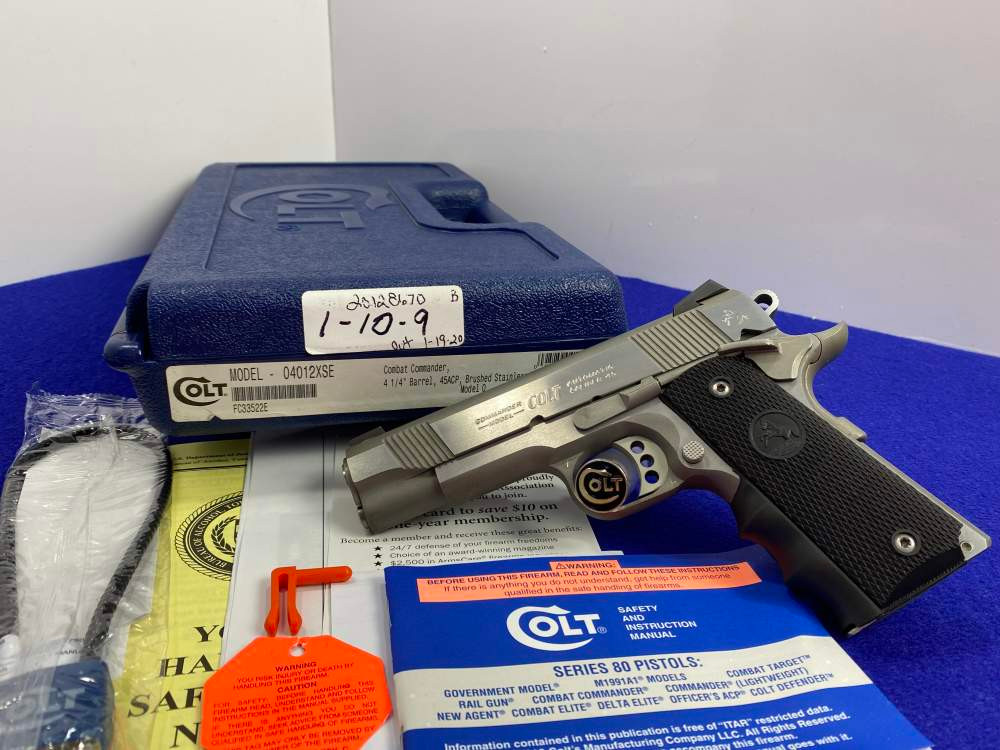 2013 Colt Combat Commander Enhanced .45ACP 4.25