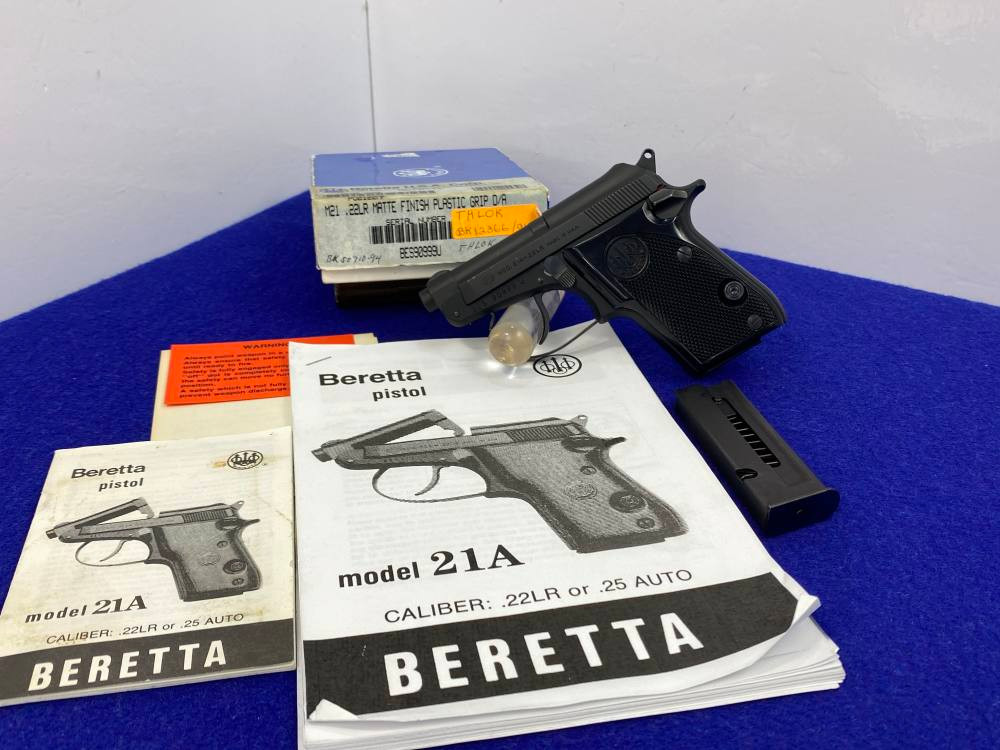 Beretta 21A Bobcat .22 LR Blue 2.4