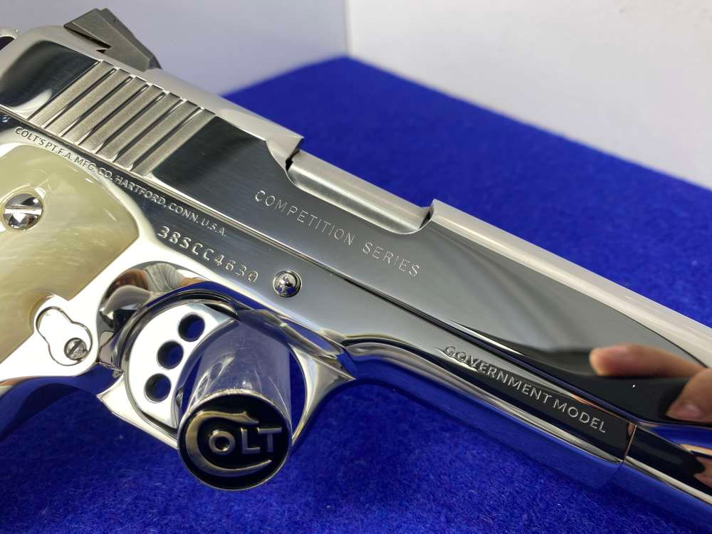 Colt Government Competition .38 Super *STUNNING MIRRORED BRIGHT