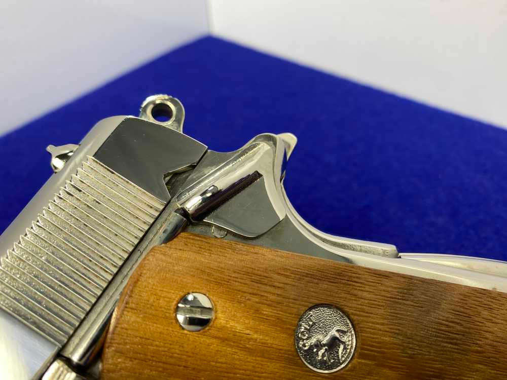 1984 Colt Combat Commander .45ACP *GORGEOUS BRIGHT NICKEL MODEL