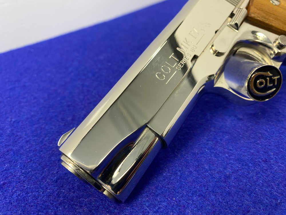 1984 Colt Combat Commander .45ACP *GORGEOUS BRIGHT NICKEL MODEL 1984 Colt Combat Commander .45ACP *GORGEOUS BRIGHT NICKEL MODEL