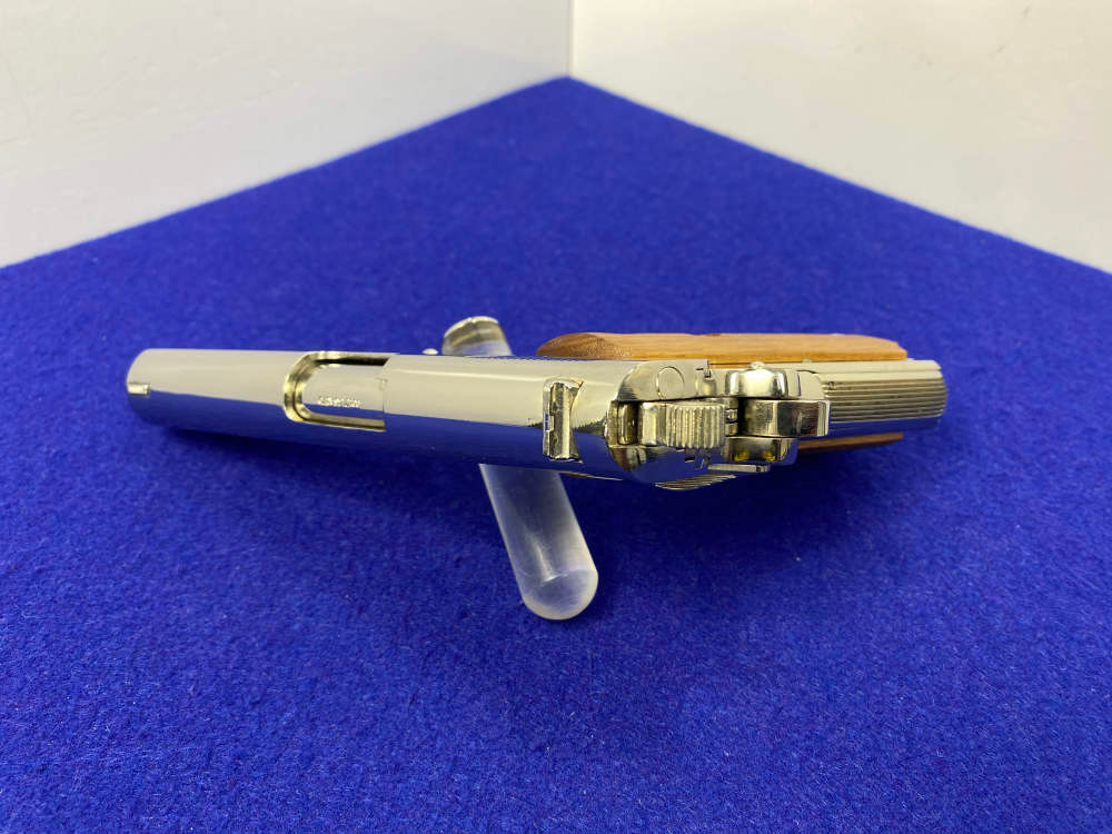1984 Colt Combat Commander .45ACP *GORGEOUS BRIGHT NICKEL MODEL