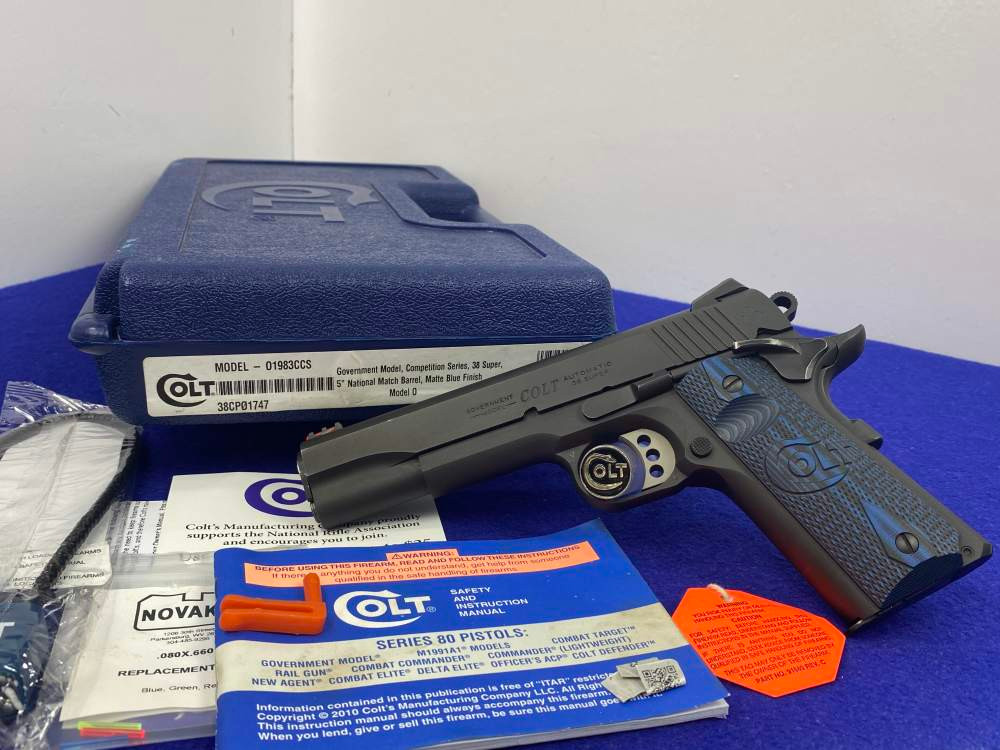 2017 Colt Government Competition Series .38 Super 5