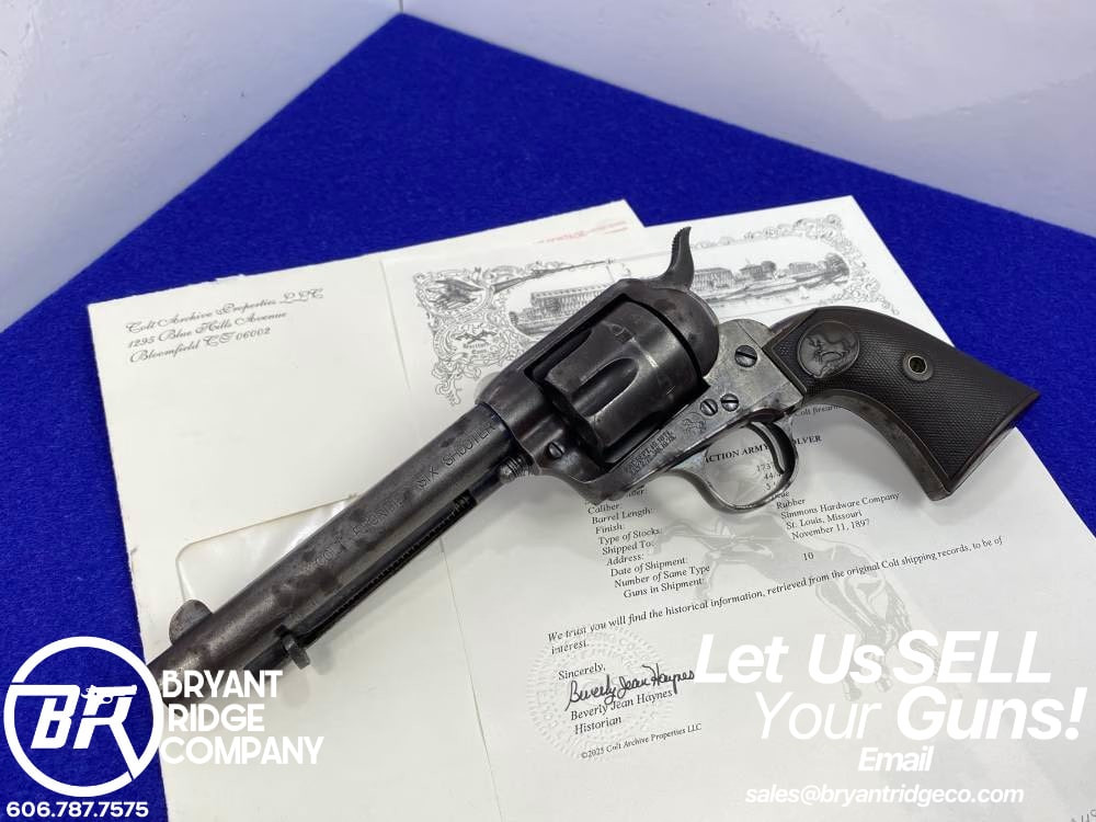 1897 Colt SAA Frontier Six Shooter .44-40 *HISTORIC FIRST