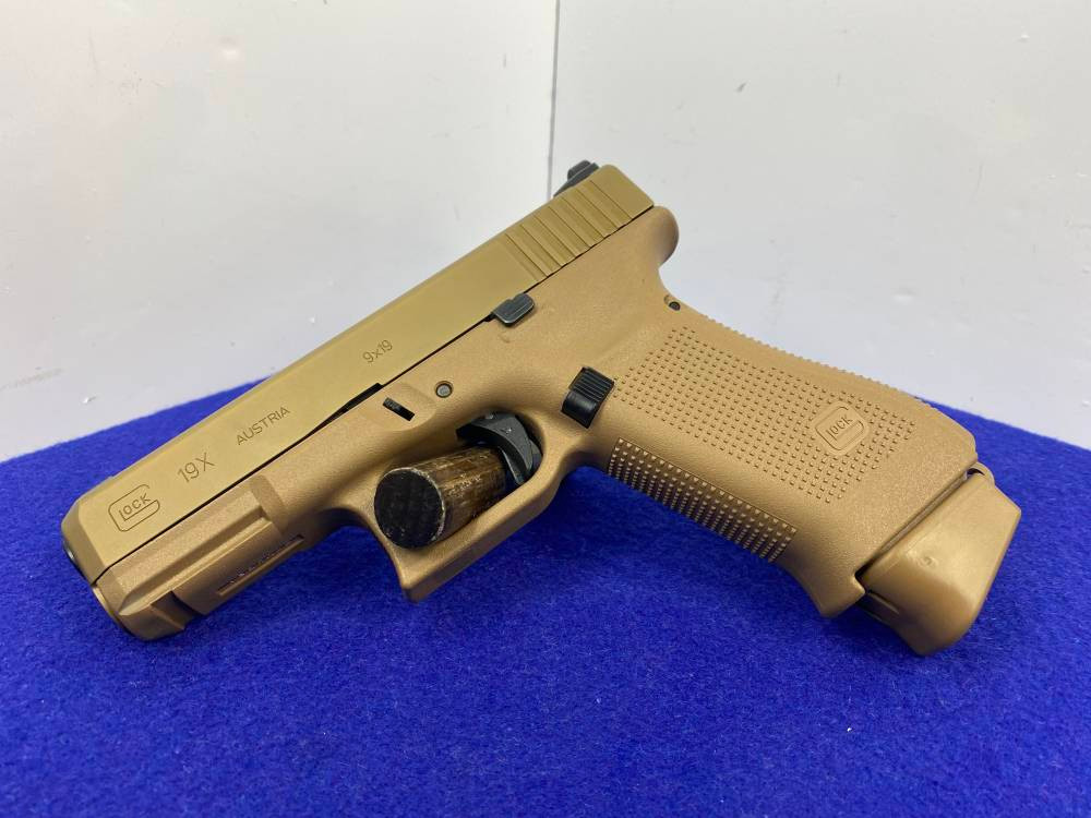 Glock 19X Gen 5 9mm Coyote Tan 4.02