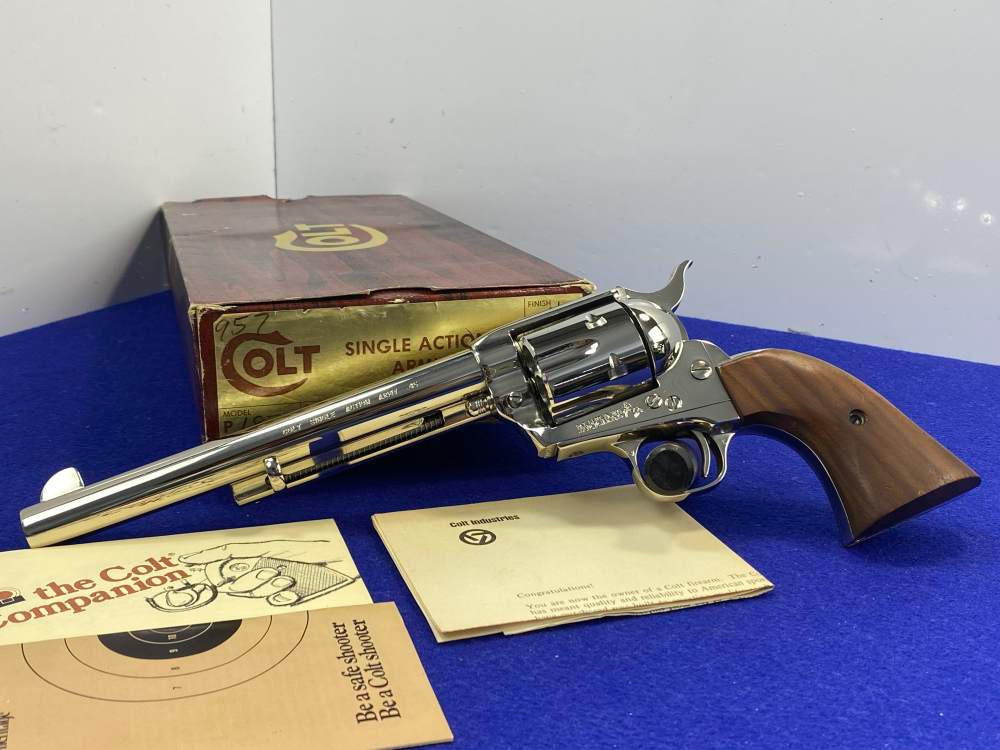 COLT SINGLE ACTION ARMY 45　ガスガン 　ジャンク 1978 Colt Single Action Army 45Colt Nickel 7.5