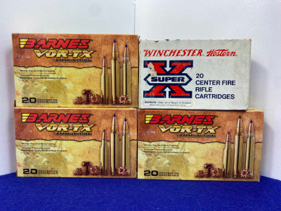 80Rds 7mm Rem Mag - Barnes VOR-TX + Winchester Super-X Ammo