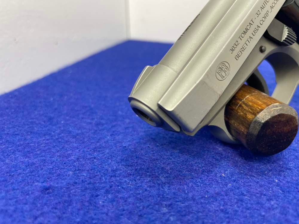 Beretta 3032 Tomcat Inox .32 ACP *GORGEOUS TIP-UP MODEL SEMI-AUTO