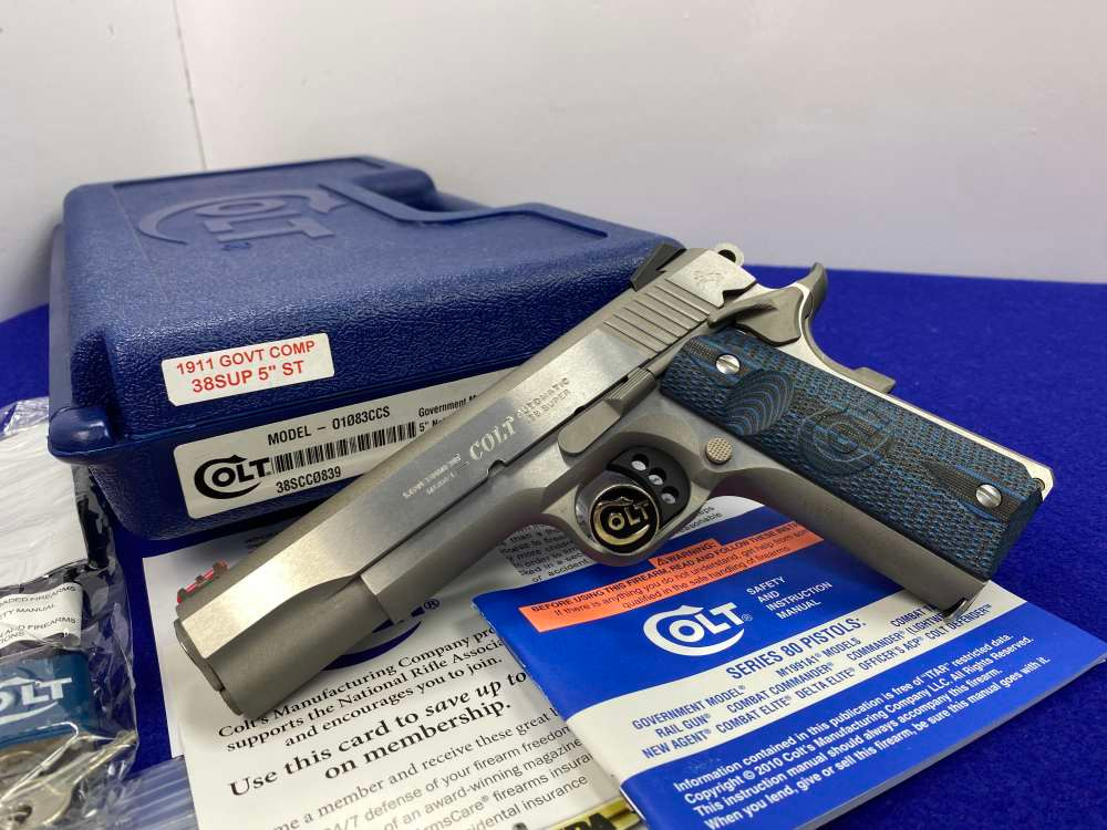 2017 Colt Government Competition Series .38 Super *NEW OLD STOCK