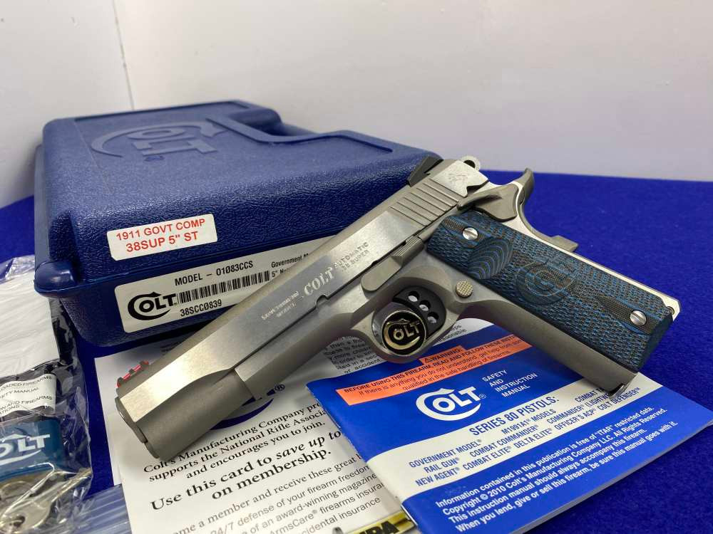 2017 Colt Government Competition Series .38 Super *NEW OLD STOCK