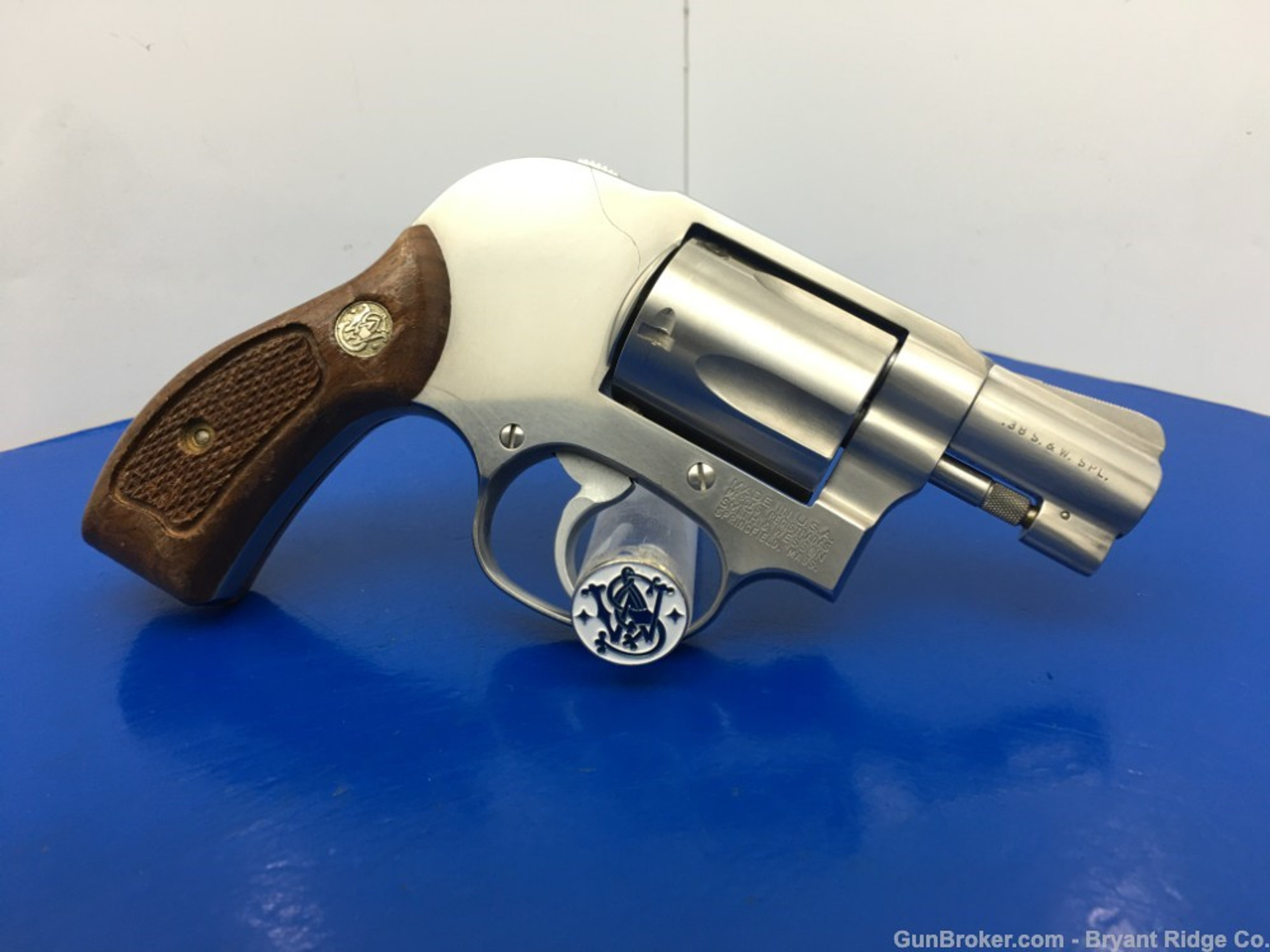 Sold1993 Smith Wesson 649 2 38 Splp Stainless 2 Shrouded Hammer Model Bryant Ridge 2684